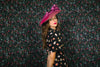 Beau Purple Large Derby Hat with Cherry Blossom by Genevieve Rose Atelier