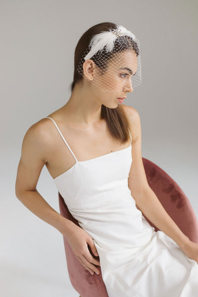 Sienna' vintage Grecian Art Deco style wedding bridal headband