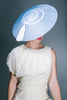 Dior New Look Pyramid Shape Ascot Hat with Tassels by Genevieve Rose Atelier