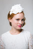 Velvet Flower Bridal Headpiece by Genevieve Rose Atelier