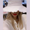 Kerry Pieri Wearing Custom Genevieve Rose Atelier White Denim Hat