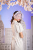 Alice Polka Dot Short Tulle Veil by Genevieve Rose Atelier