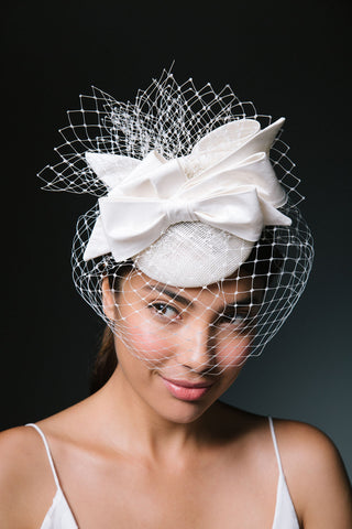 Eloise - Birdcage Veil With Headband — NK Bride