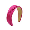 Hot Pink Satin Wide Headband