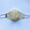 Kate Middleton Yellow Floral Liberty Cotton Face Mask by Genevieve Rose Atelier