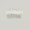 Tiny Velvet Bow Bridal Comb by Genevieve Rose Atelier