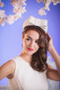 White Pillbox Hat Vintage Bridal By Genevieve Rose Atelier