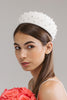Yolande Pearl Pillbox Hat by Genevieve Rose Atelier