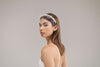 Bridal Birdcage Veil Headband with Pearls by Genevieve Rose Atelier