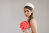 Yolande Bridal Pillbox Hat by Genevieve Rose Atelier