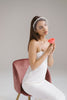 Pearl Bridal Birdcage Veil Headband by Genevieve Rose Atelier
