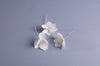 Set of 3 Silk Flower Bridal Hair Pins by Genevieve Rose Atelier