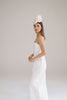 Silk Rose Bridal Fascinator by Genevieve Rose Atelier